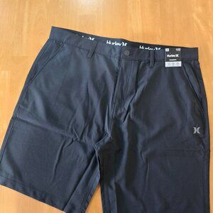 Hurley Men's Flex Terrain Hybrid Walk Shorts Stretch Black MSRP $60 Size 38 NWT